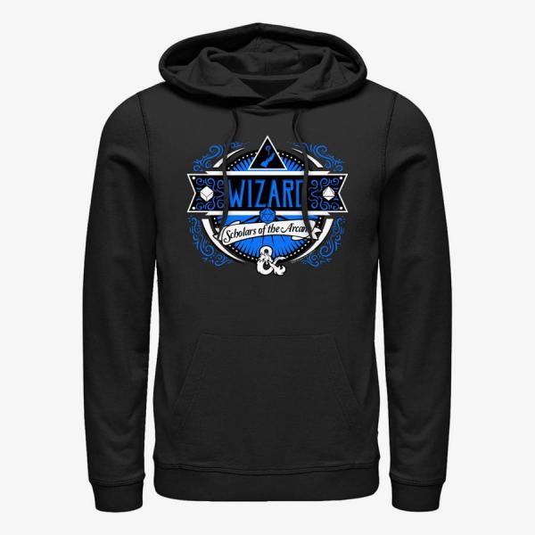 Queens Dungeons & Dragons - Wizard Label Unisex Hoodie Black