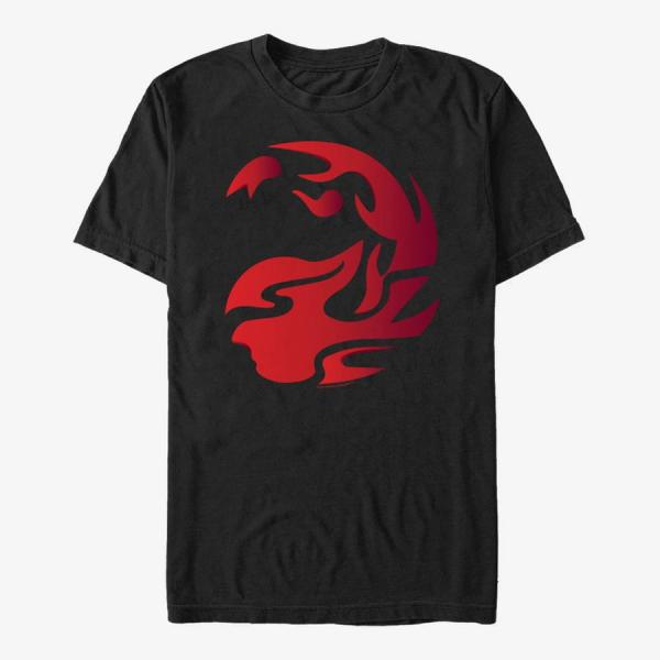 Tričko Merch Magic: The Gathering - Red Mana Symbol Unisex T-Shirt Black XXXL