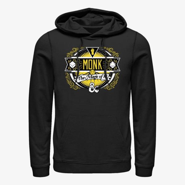 Queens Dungeons & Dragons - Monk Label Unisex Hoodie Black
