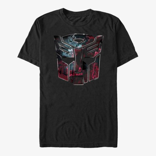 Tričko Merch Hasbro Transformers - Autobot Face Badge Unisex T-Shirt Black M