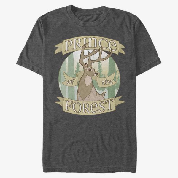Queens Disney Classics Bambi - Forest Prince Unisex T-Shirt Dark Heather Grey