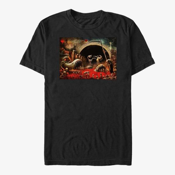 Tričko Merch Magic: The Gathering - Hell on Warcraft Unisex T-Shirt Black M