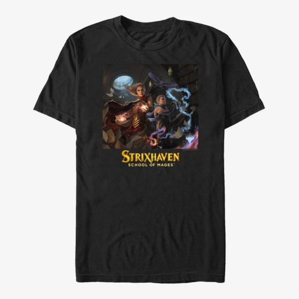 Tričko Merch Magic: The Gathering - Red Blue Magic Unisex T-Shirt Black L