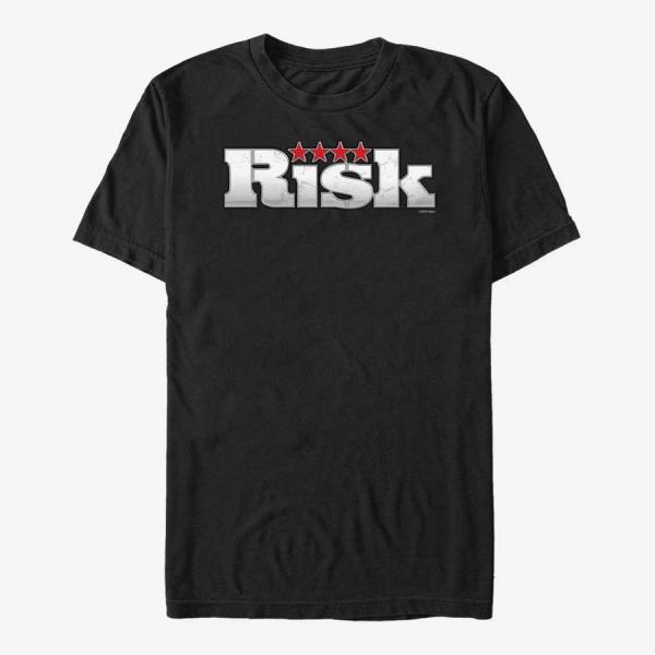 Tričko Merch Hasbro Risk - RISK LOGO Unisex T-Shirt Black M