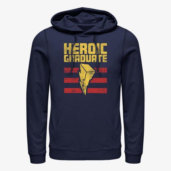 Queens Hasbro Vault Power Rangers - Lightning Grad Unisex Hoodie Navy Blue