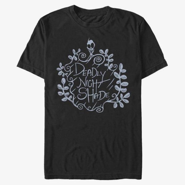 Tričko Merch Disney Classics Nightmare Before Christmas - Deadly Night Shade Unisex T-Shirt Black S