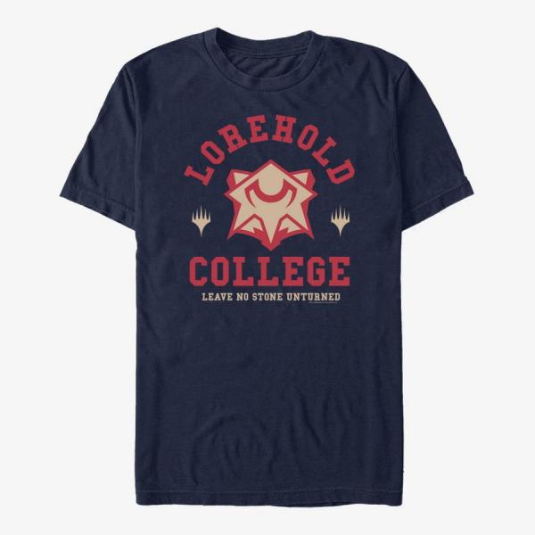 Tričko Merch Magic: The Gathering - Lorehold College Unisex T-Shirt Navy Blue S