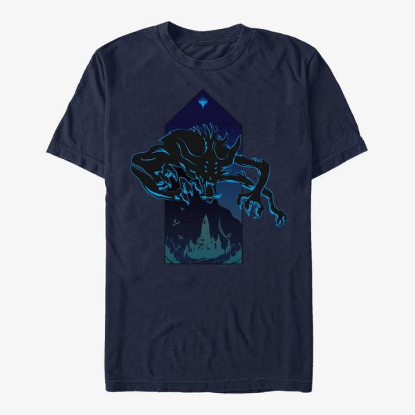 Queens Magic: The Gathering - Night Monster Unisex T-Shirt Navy Blue