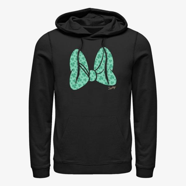 Mikina Merch Disney Classics Mickey Classic - Clover Bow Unisex Hoodie Black XL