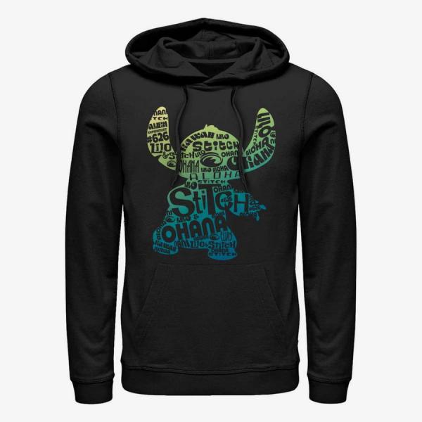 Queens Disney Classics Lilo & Stitch - Stitch Fill Unisex Hoodie Black