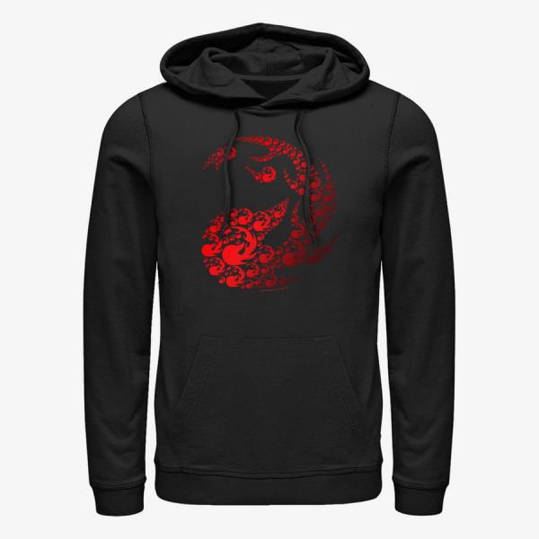 Mikina Merch Magic: The Gathering - Red Mana Symbol Unisex Hoodie Black XL