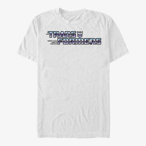 Tričko Merch Hasbro Vault Transformers - Decepticon Logo Unisex T-Shirt White L