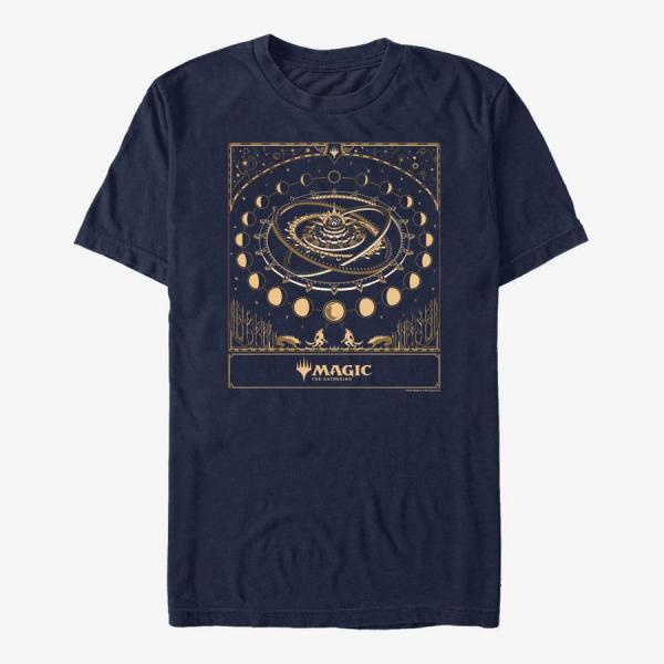 Tričko Merch Magic: The Gathering - Midnight Stories Unisex T-Shirt Navy Blue XXXL