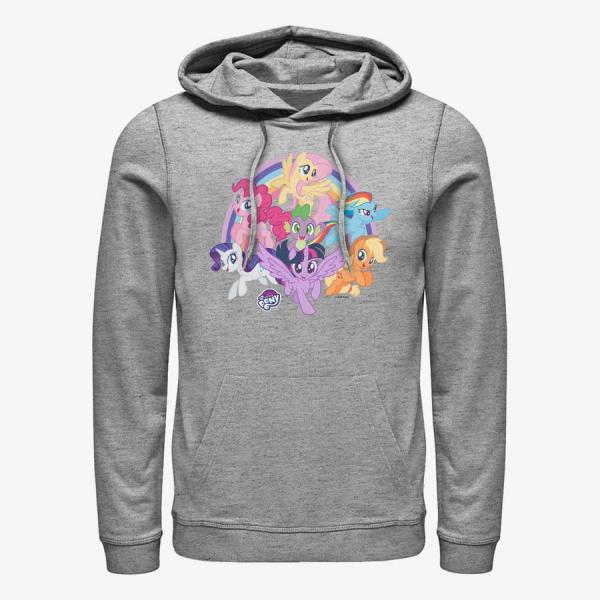 Queens Hasbro Vault My Little Pony - Group Prance Unisex Hoodie Heather Grey