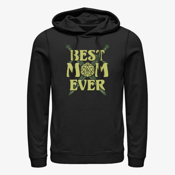 Mikina Merch Dungeons & Dragons - Best Mom Ever Unisex Hoodie Black S