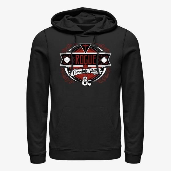 Mikina Merch Dungeons & Dragons - Rogue Label Unisex Hoodie Black L