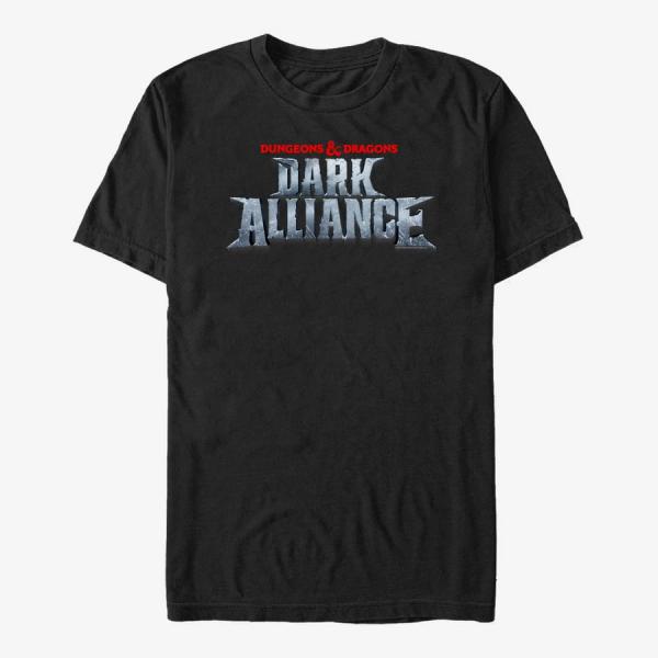Tričko Merch Dungeons & Dragons - Render Logo Unisex T-Shirt Black XXL