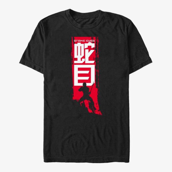 Tričko Merch Hasbro Vault Snake Eyes - Dark Ninja Swords Unisex T-Shirt Black L
