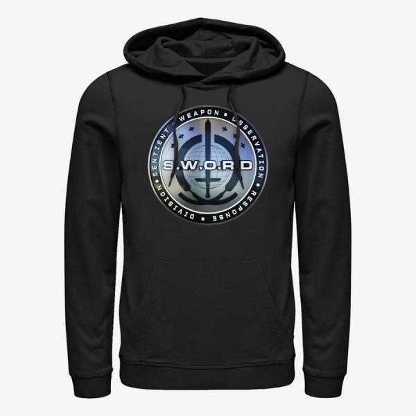 Queens Marvel WandaVision - 3D Sword Logo Unisex Hoodie Black