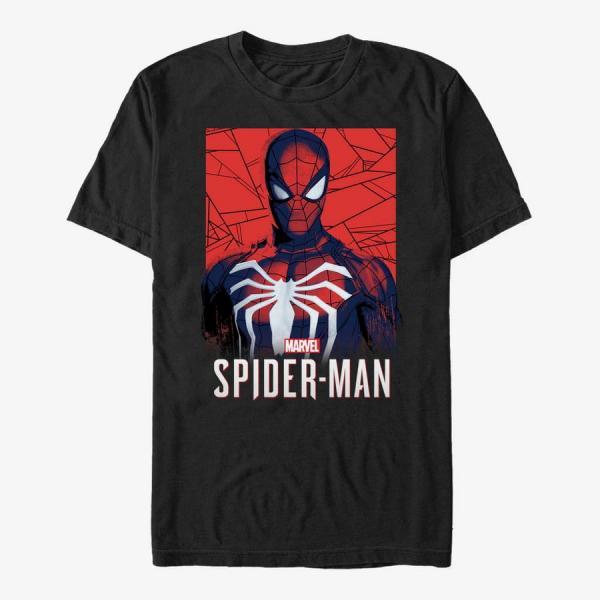 Queens Marvel - Square Paint Unisex T-Shirt Black