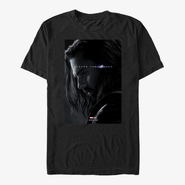 Queens Marvel Avengers: Endgame - Avenge Bucky Unisex T-Shirt Black
