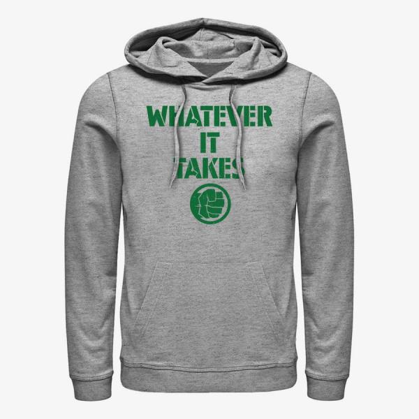 Queens Marvel Avengers: Endgame - Hulk Spirit Unisex Hoodie Heather Grey