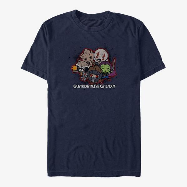 Queens Marvel GOTG 2 - Lord of the Stars Unisex T-Shirt Navy Blue