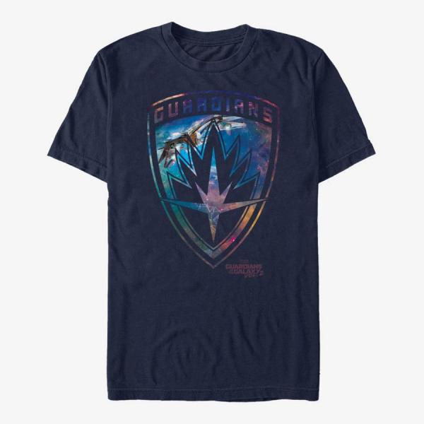Queens Marvel GOTG 2 - Space Lord Unisex T-Shirt Navy Blue