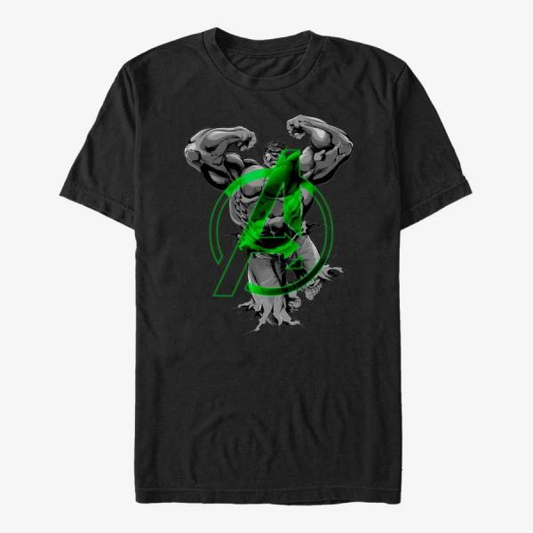 Queens Marvel Avengers Classic - Hulk Unisex T-Shirt Black