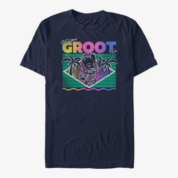 Tričko Merch Marvel GOTG Classic - The Milano Unisex T-Shirt Navy Blue S