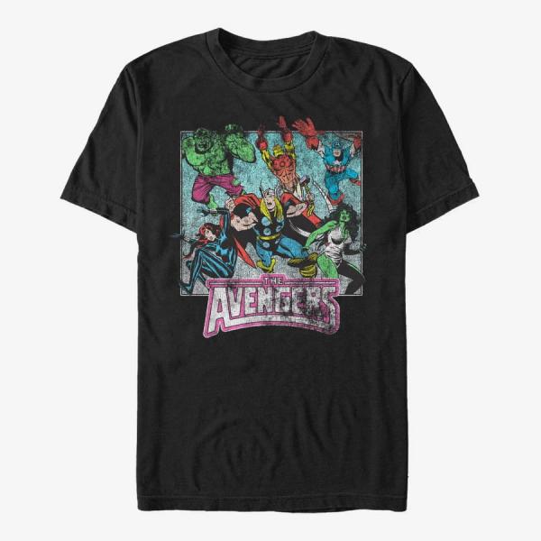 Tričko Merch Marvel Avengers Classic - Avengers Squared Unisex T-Shirt Black L