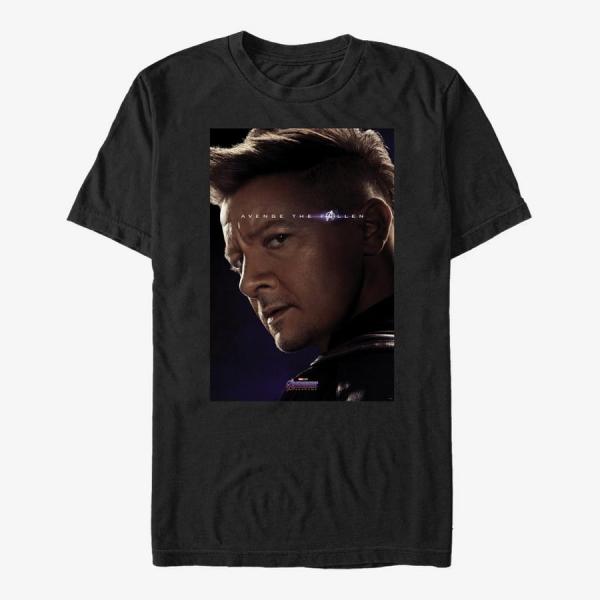 Queens Marvel Avengers: Endgame - Hawkeye Avenge Unisex T-Shirt Black