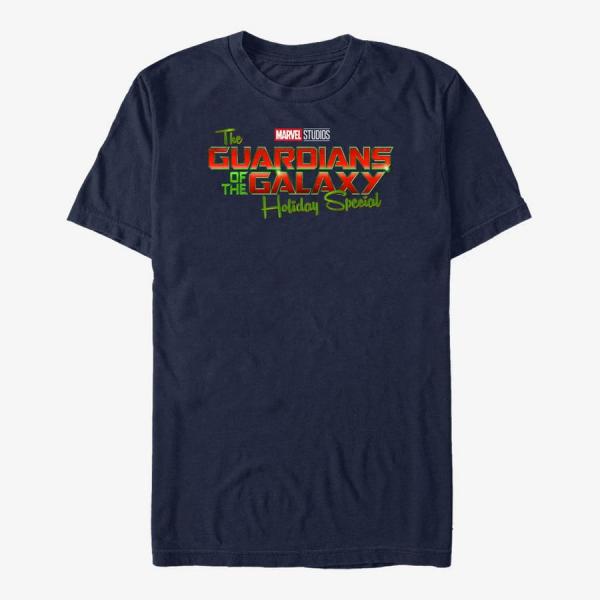 Tričko Merch Marvel GOTG Classic - Heavy Metal Rocket Unisex T-Shirt Navy Blue XL