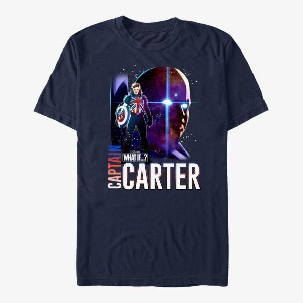 Queens Marvel What If...? - Watcher Captain Carter Unisex T-Shirt Navy Blue