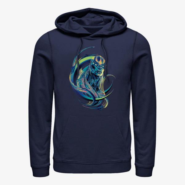 Mikina Merch Marvel The Eternals - KRO Colors Unisex Hoodie Navy Blue S