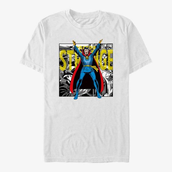 Tričko Merch Marvel Avengers Classic - Hands UP Unisex T-Shirt White M