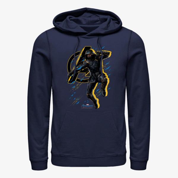 Mikina Merch Marvel Avengers: Endgame - Ronin Splatter Unisex Hoodie Navy Blue S