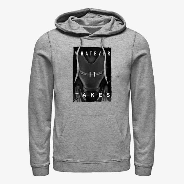 Mikina Merch Marvel Avengers: Endgame - Ironman Darken Unisex Hoodie Heather Grey S