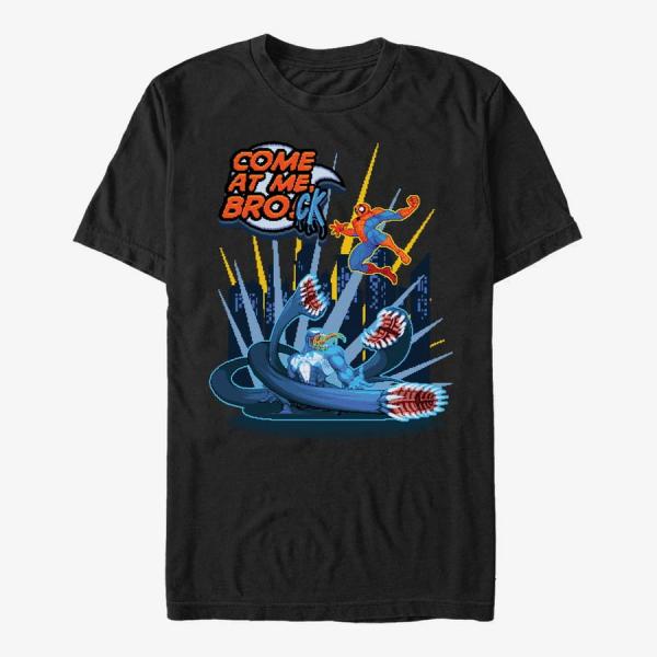 Tričko Merch Marvel Spider-Man Classic - Come At Me Brock Unisex T-Shirt Black S