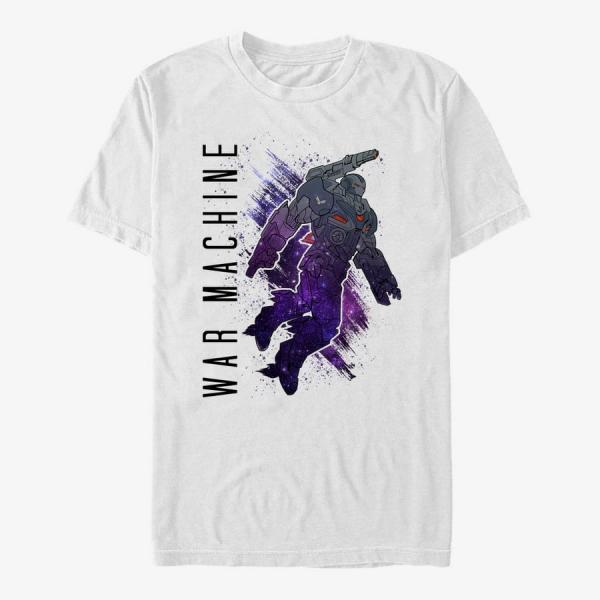 Tričko Merch Marvel Avengers: Endgame - War Machine Painted Unisex T-Shirt White S