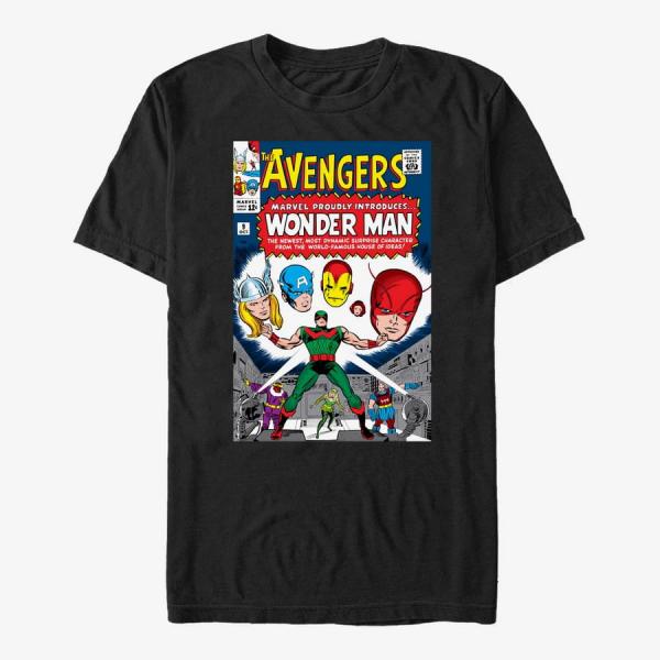 Tričko Merch Marvel Avengers Classic - Avengers Team-up Unisex T-Shirt Black S