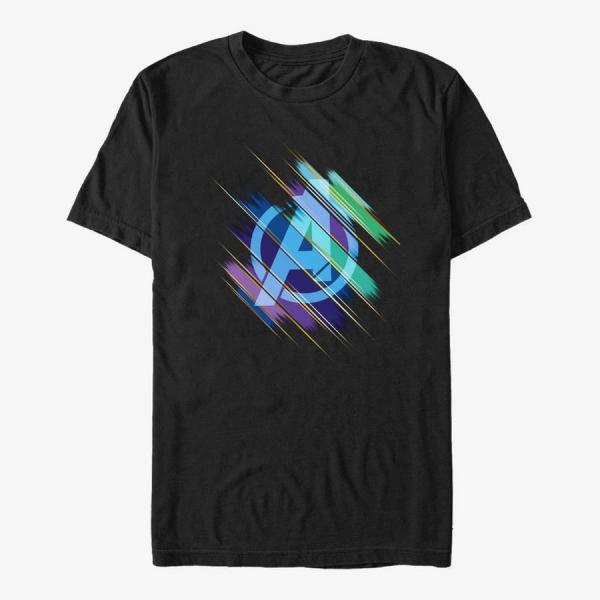 Tričko Merch Marvel Avengers: Endgame - Endgame Logo Swipe Unisex T-Shirt Black XXL