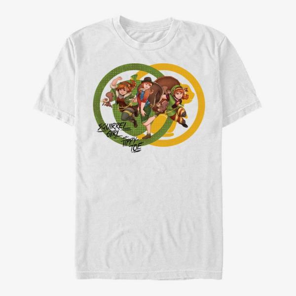 Queens Marvel - Squirrel Girl and Tippy-Toe Unisex T-Shirt White