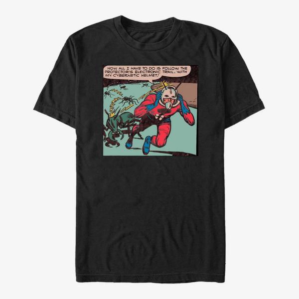 Tričko Merch Marvel Avengers Classic - Ant Electronic Unisex T-Shirt Black M