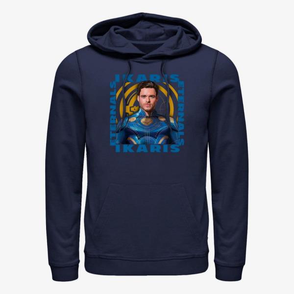 Mikina Merch Marvel The Eternals - IKARIS HERO BOX Unisex Hoodie Navy Blue L