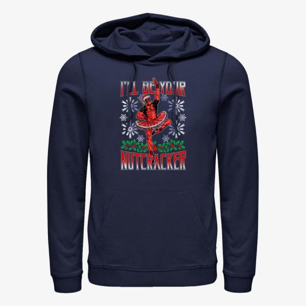 Mikina Merch Marvel Deadpool - Deadpool Nutcracker Unisex Hoodie Navy Blue S