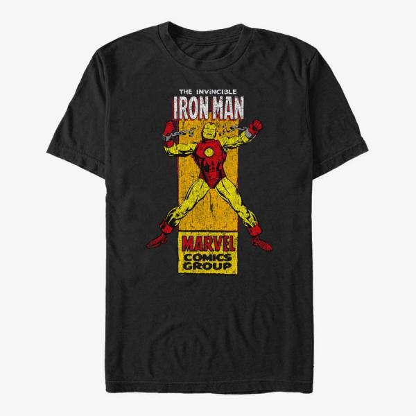 Tričko Merch Marvel Avengers Classic - IronMan Icon Unisex T-Shirt Black S