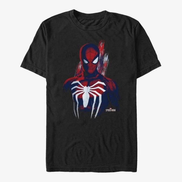 Queens Marvel - Spidey Paint Unisex T-Shirt Black