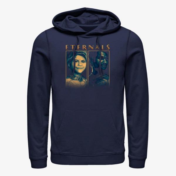 Queens Marvel The Eternals - Eternal Group Unisex Hoodie Navy Blue