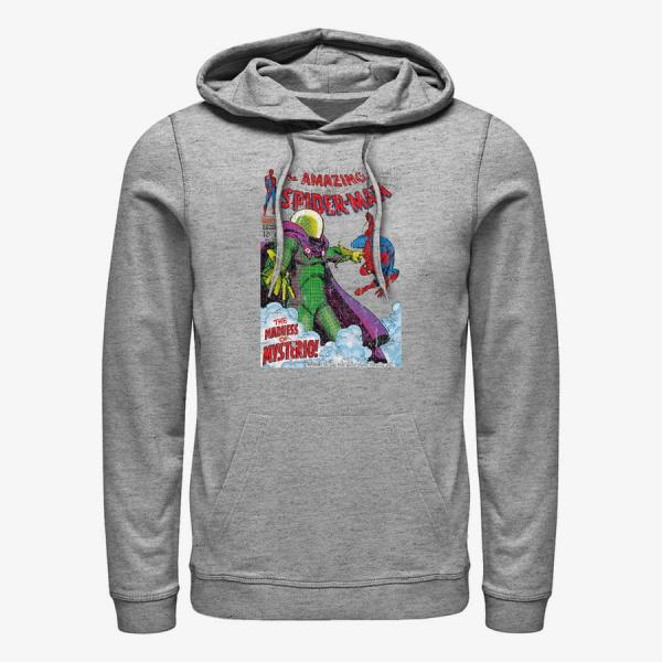 Mikina Merch Marvel Spider-Man Classic - Spiderman Comic Unisex Hoodie Heather Grey S